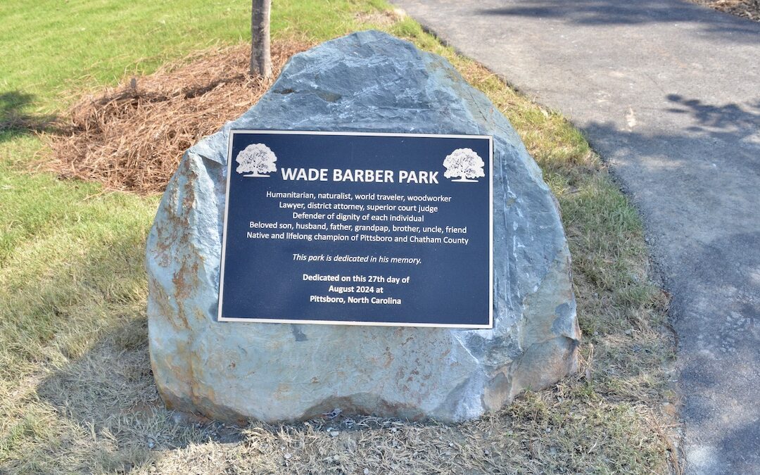 Northwood Landing Honors Wade Barber
